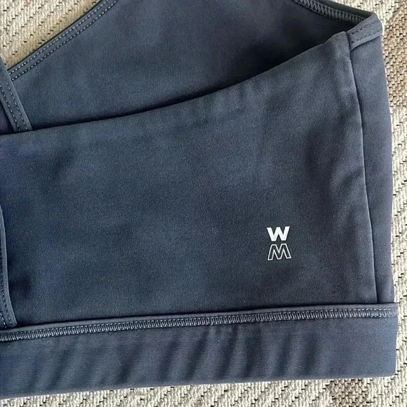 We over Me strappy washed black sports bra - Picture 11 of 13